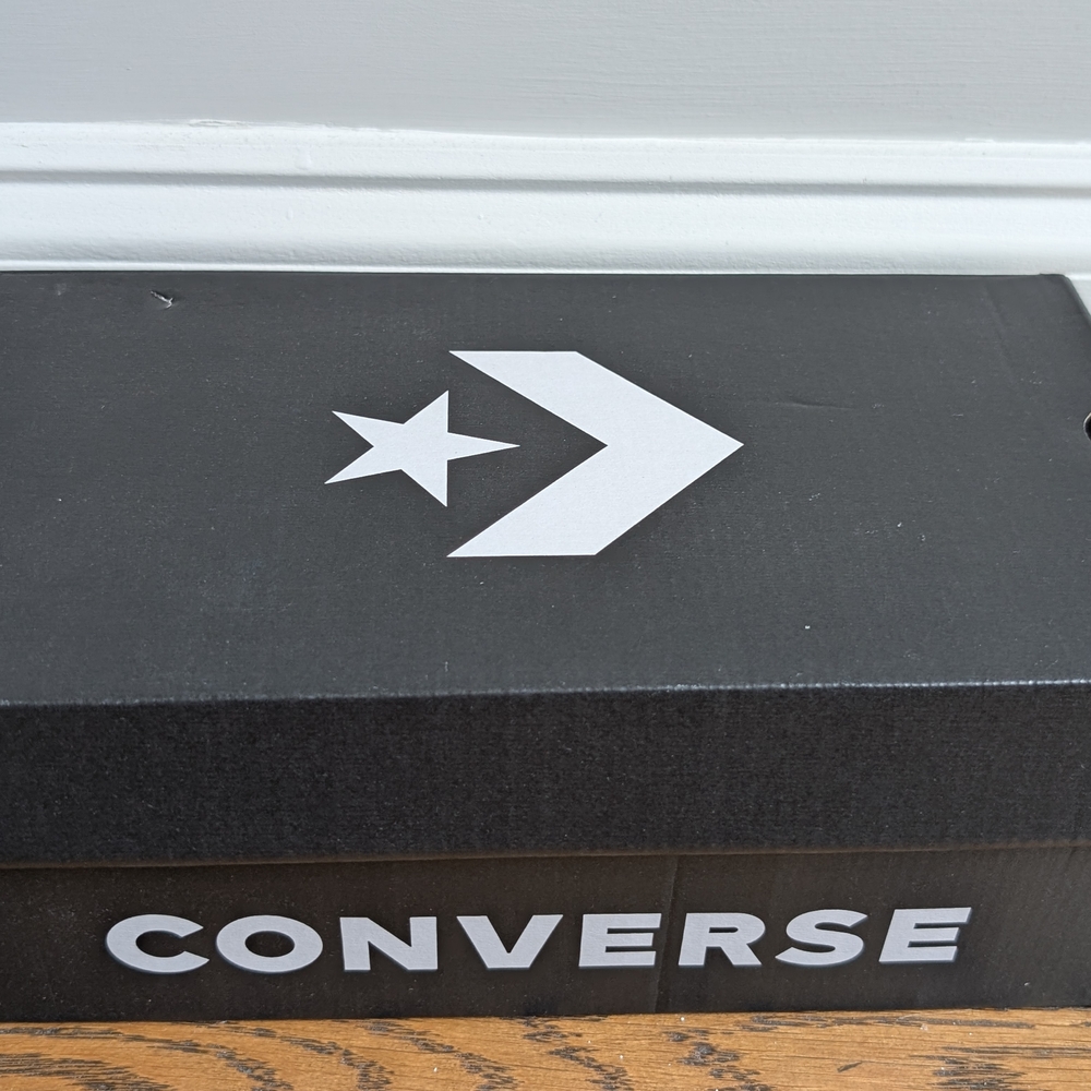 NWT Converse Chuck Taylor All Star Lift Ox Platform Rose Gold Metallic 6.5W - Picture 10 of 11